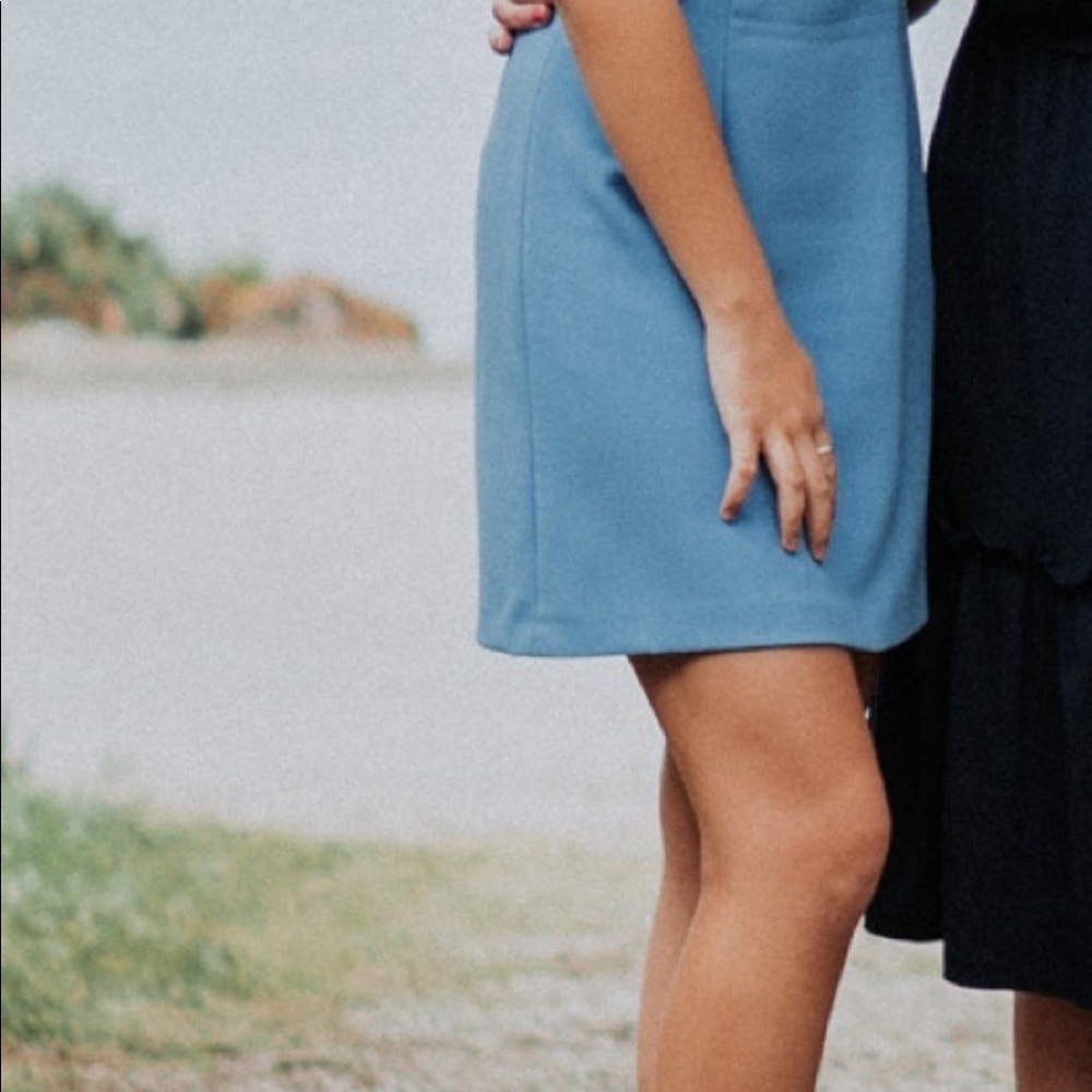 French Connection Whisper Light Sweetheart Mini Dress